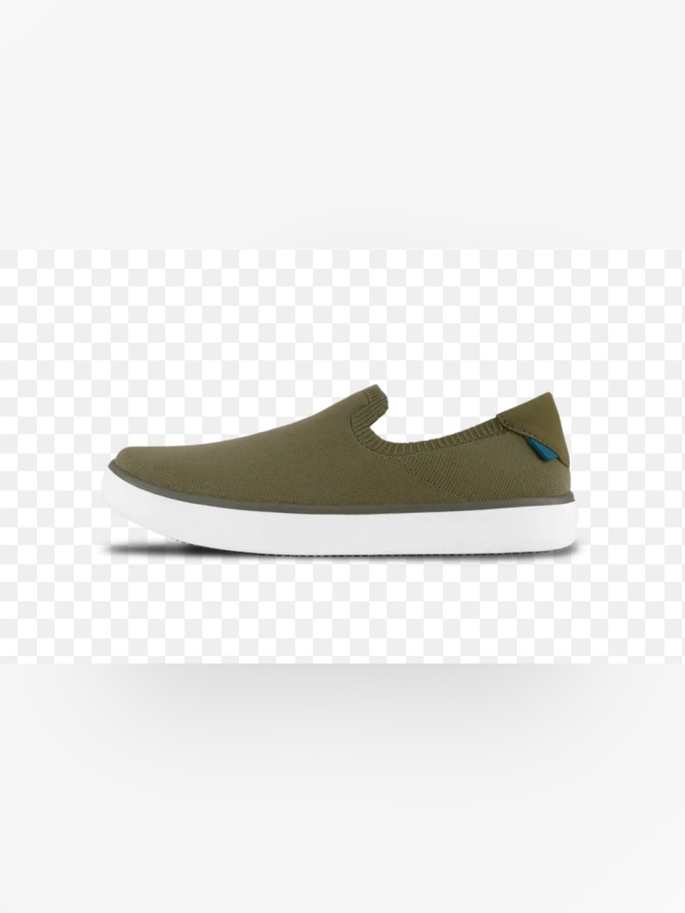 Vessi Women's Boardwalk Slip-On Sneaker in Forest Green- waterproof